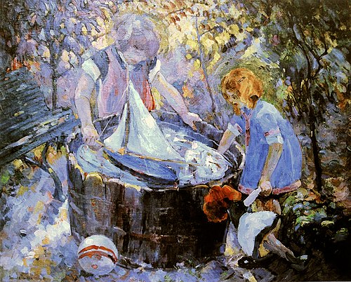 Le Baquet, , Robert Antoine Pinchon