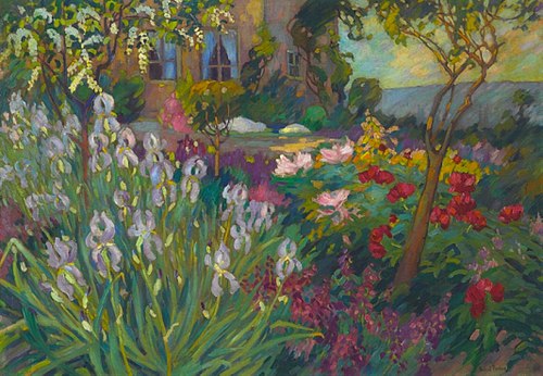 Le jardin aux iris, 1920, Robert Antoine Pinchon
