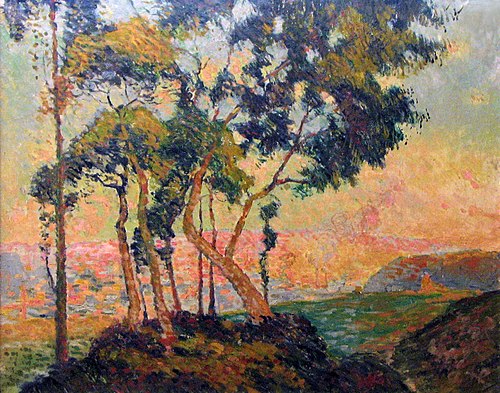 Vue prise au Mont-Gargan soleil couchant, 1909, Robert Antoine Pinchon