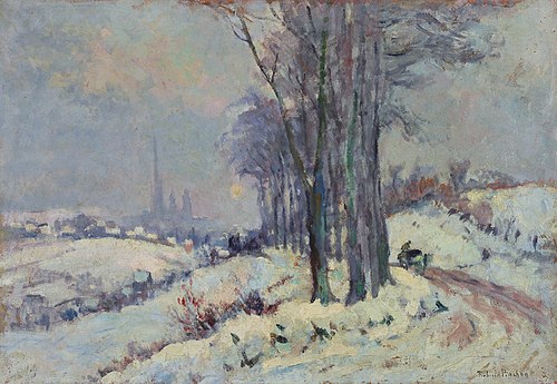 Environs de Rouen sous la neige, , Robert Antoine Pinchon