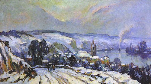 La Bouille sous la Neige, , Robert Antoine Pinchon