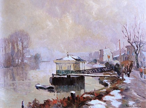 Le ponton, , Robert Antoine Pinchon