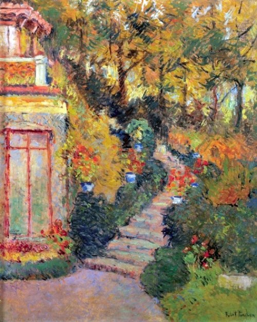 L'escalier à Lescure, 1907, Robert Antoine Pinchon