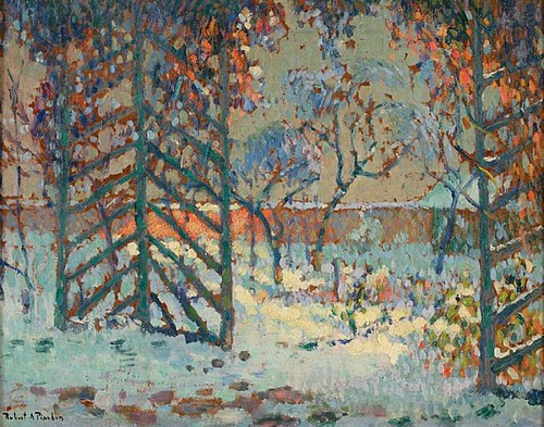 La tonnelle sous la neige, 1916, Robert Antoine Pinchon