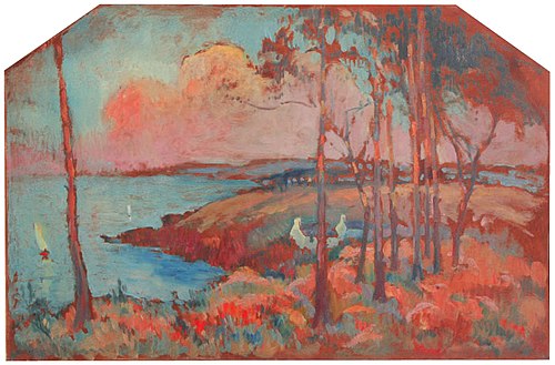 Vue de l'Ile de Bréhat, 1934, Robert Antoine Pinchon