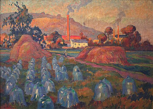 Le Jardin maraîcher, 1921, Robert Antoine Pinchon