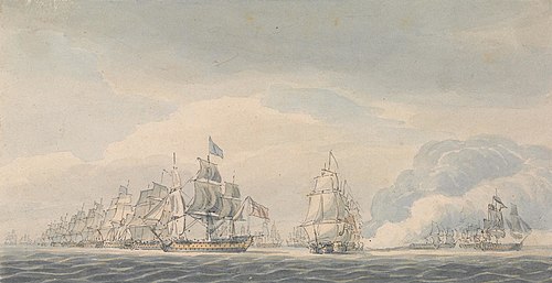 The Battle of Cape St. Vincent, 1797, Robert Cleveley
