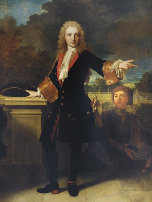 Porträt des Jean-Baptiste de Roll-Montpellier, 1713, Robert Gabriel Gence