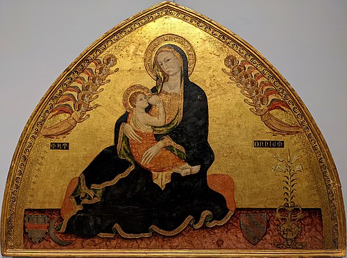 Vierge de l'humilité, , Roberto di Oderisio