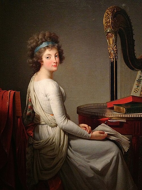 Portrait de Diane de La Vaupalière, comtesse de Langeron, 1790, Rose-Adélaïde Ducreux