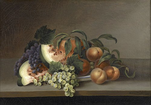Still Life with Watermelon, 1865, Rubens Peale