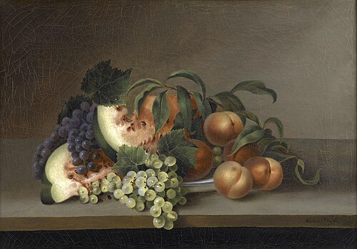 Still life with Watermelon, 1865, Rubens Peale