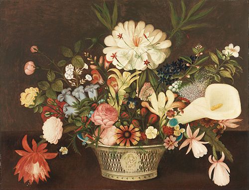 From Nature in the Garden, 1856, Rubens Peale