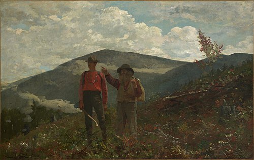 Two Guides, 1877, Winslow Homer
