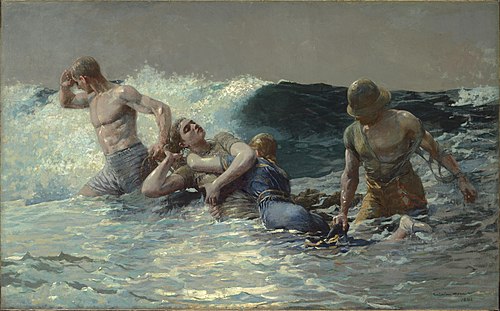 Undertow, 1886, Winslow Homer
