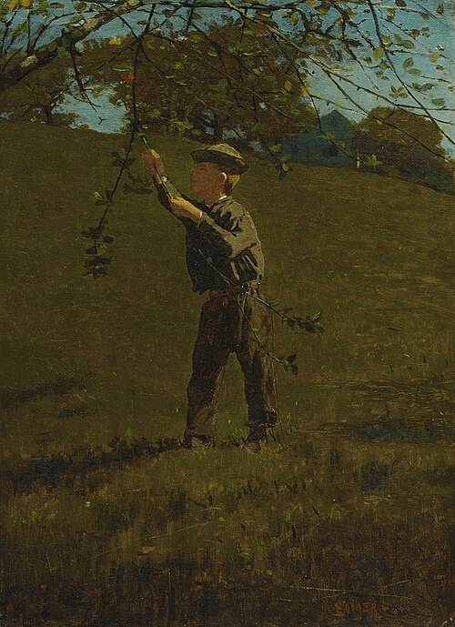 Green apples, 1866, Winslow Homer