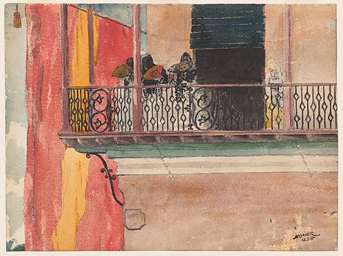 Spanish Flag, Santiago de Cuba, 1885, Winslow Homer