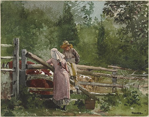 Feeding time, 1878, Winslow Homer