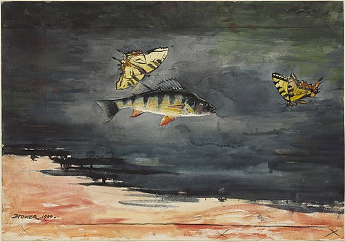Fish and Butterflies, 1900, Winslow Homer