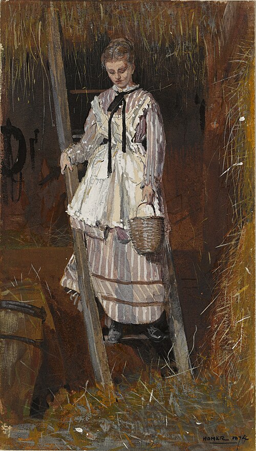 Hunting for Eggs, 1874, Winslow Homer