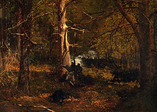 Skirmish in the Wilderness, 1864, Winslow Homer