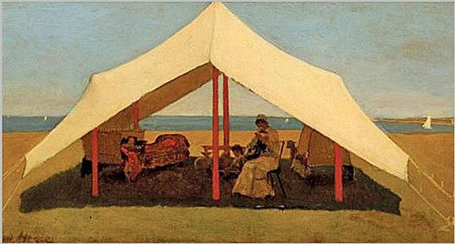 The Tent, 1874, Winslow Homer