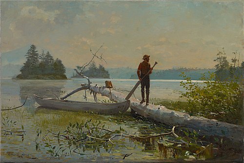 The Trapper, 1870, Winslow Homer