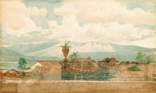 Balcony in Cuba, 1885, Winslow Homer