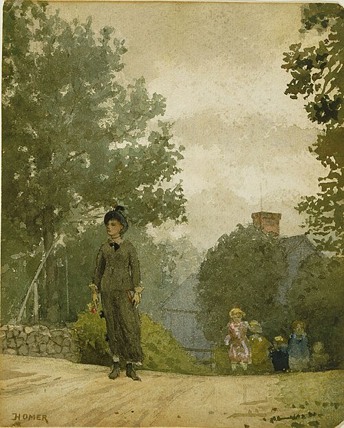 The School Mistress, 1873, Winslow Homer