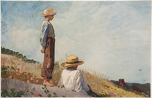 Cow Boys, 1873, Winslow Homer