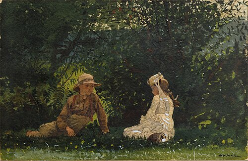 Scene at Houghton Farm, 1878, Winslow Homer