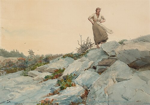 The Faggot Gatherers, 1883, Winslow Homer