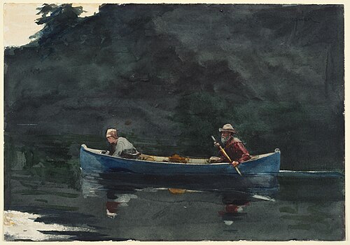 Scene in the Adirondacks, 1892, Winslow Homer
