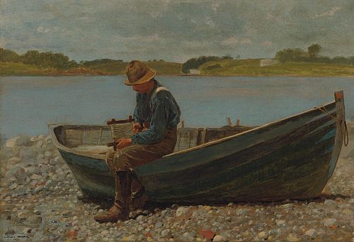 Winding Line, 1874, Winslow Homer
