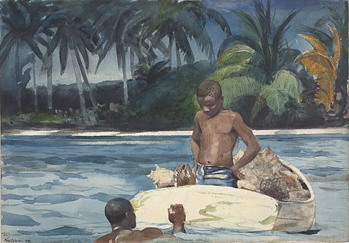 West India Divers, 1899, Winslow Homer