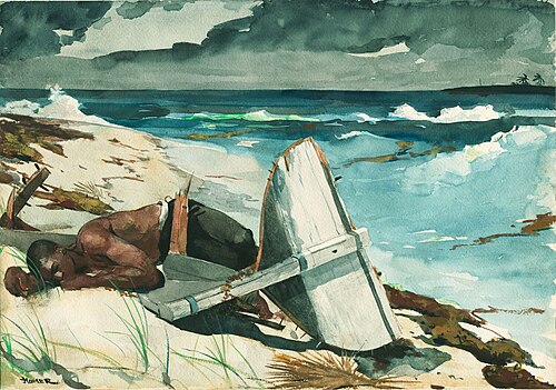 After the Hurricane, Bahamas, 1899, Winslow Homer