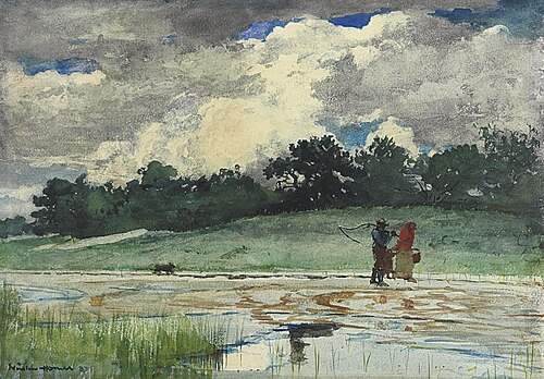 After the Rain, Prouts Neck, 1887, Winslow Homer