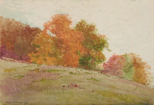 Autumn Trees, 1878, Winslow Homer