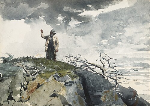 The Watch, Eastern Shore, Prout's Neck, 1894, Winslow Homer