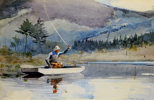 A Quiet Pool on a Sunny Day, 1889, Winslow Homer