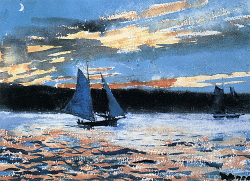 Gloucester Sunset, 1880, Winslow Homer