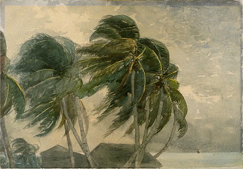 A 'Norther', Key West, 1886, Winslow Homer