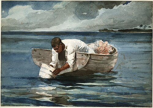 The Water Fan, 1898, Winslow Homer