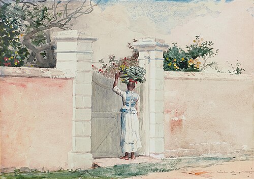 Bananas for the Attorney General, 1885, Winslow Homer