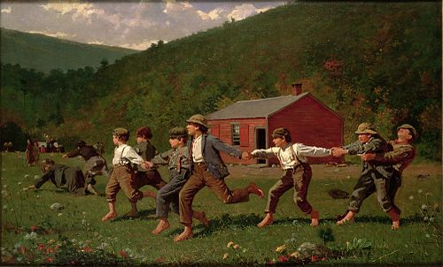 Snap the Whip, 1872, Winslow Homer