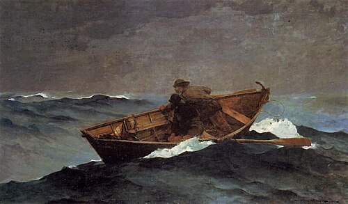 Lost on the Grand Banks, 1885, Winslow Homer