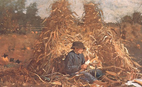 Corn Husking, 1874, Winslow Homer