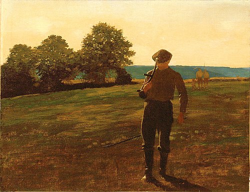 Man With A Scythe, 1867, Winslow Homer