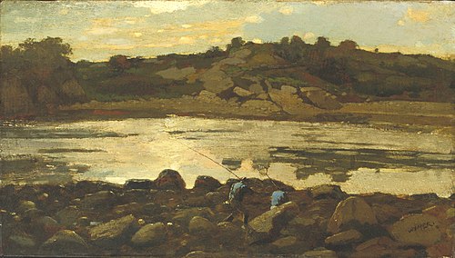 Lobster Cove, Manchester, Massachusetts, 1869, Winslow Homer