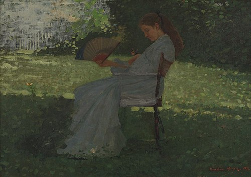 The Butterfly, 1872, Winslow Homer